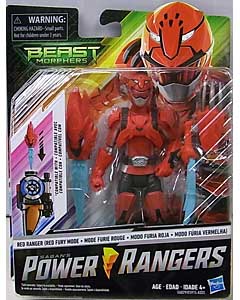 HASBRO POWER RANGERS BEAST MORPHERS 6インチアクションフィギュア RED RANGER [RED FURY MODE]